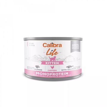 Calibra Cat Life Kitten Piletina Konzerva 200g