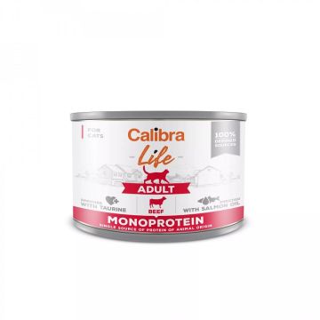Calibra Cat Life Adult Govedina Konzerva 200g
