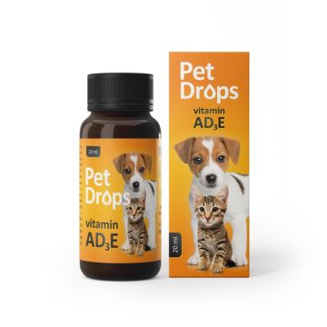 Interagrar Pet Drops Vitaminske Kapi za Pse i Mačke 20ml