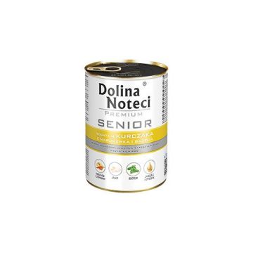 Dolina Noteci Premium Dog Senior Piletina, Šargarepa i Bosiljak 400g