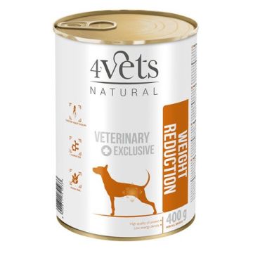 4Vets Natural Dog Veterinarska Dijeta Weight Reduction  400g