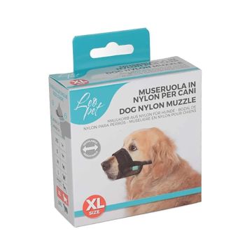 Leopet Najlon Podesiva Zaštitna Korpa za Pse XL 22-24cm / 47-62cm