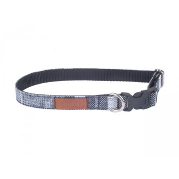 Amiplay London Podesiva Ogrlica L Siva 35-50cm x 2cm