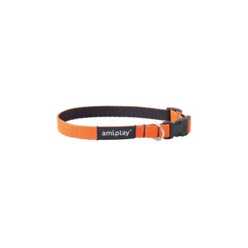 Amiplay Twist Podesiva Ogrlica S Narandžasta 20-35cm x 1cm