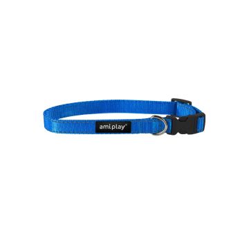 Amiplay Reflective Podesiva Ogrlica M Plava 25-40cm x 1,5cm