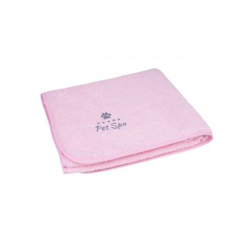 Amiplay Spa Peškir za Pse L Pink 124x70cm