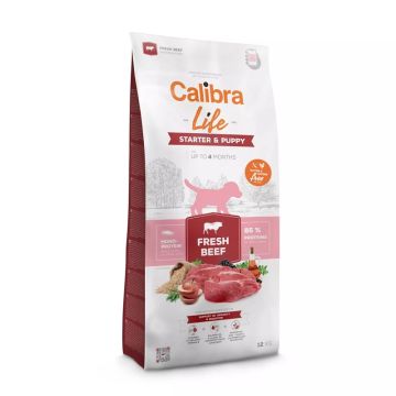 Calibra Dog Life Starter & Puppy Fresh Beef 12kg