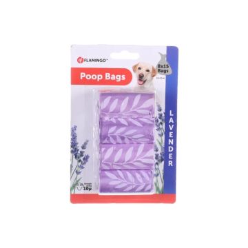 Flamingo Kesice za Izmet Lavanda 8x15 kom.