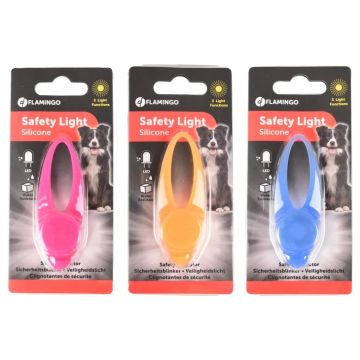 Flamingo Sigurnosni Svetleći Privezak za Noćnu Upotrebu Jada Više Boja 8cm