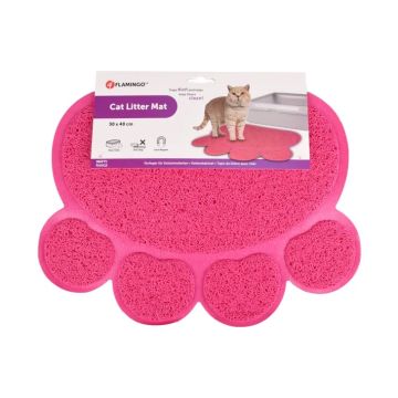 Flamingo Podloga za Mačji Toalet Pitou Pink 30x40cm