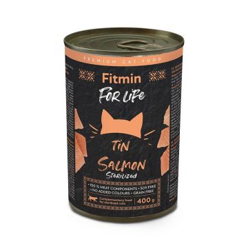 Fitmin For Life Cat Sterilisane Konzerva Losos 400g