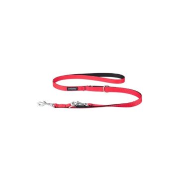 Amiplay Twist Podesivi Povodac 6 u 1 S Crveni 100-200x1cm