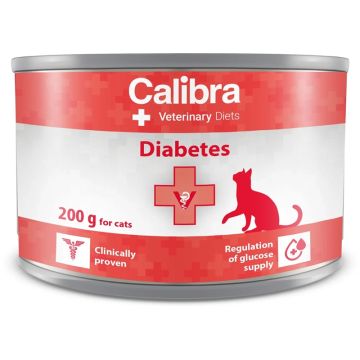 Calibra Veterinary Diets Cat Konzerva Diabetes 200g