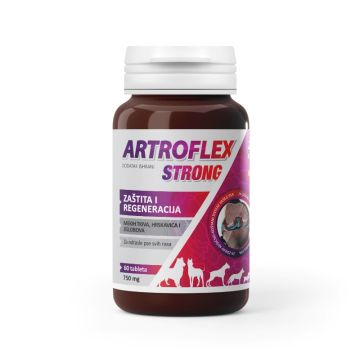 Interagrar Artroflex Strong 750mg Tablete za Zdravlje Mišićno-Koštanog Sistema Pasa 60tbl.