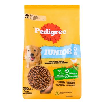 Pedigree Briketi Junior Živina i Povrće 500g