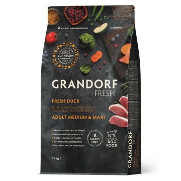 Grandorf Dog Fresh Adult Medium & Maxi Breeds Pačetina 10kg