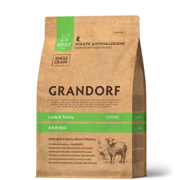 Grandorf Dog Adult Mini Jagnjetina & Ćuretina 8kg