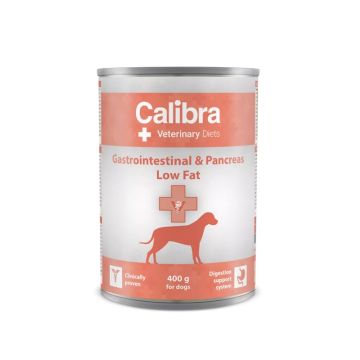 Calibra Veterinary Diets Dog Konzerva Gastrointestinal & Pancreas Low Fat 400g