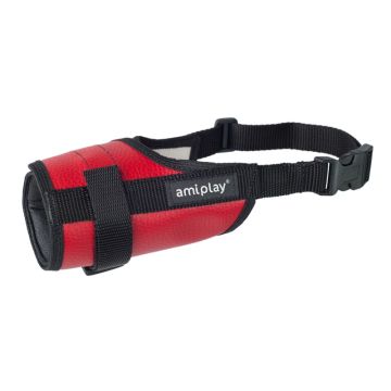 Amiplay Korpa za Njušku Rottweiler XL Crvena 21-25cm x 30-50cm