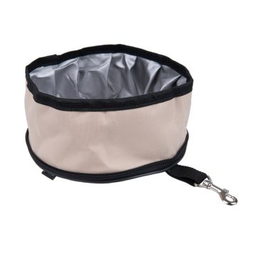 Amiplay Travel Tekstil Činija za Putovanje S/M Bež 19x9cm