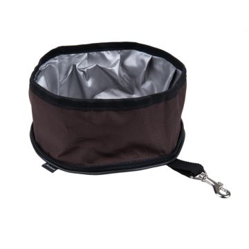 Amiplay Travel Tekstil Činija za Putovanje L/XL Braon 23x11cm