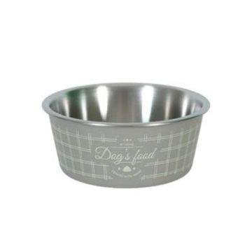 475551TAU Zolux Love Dog Činija Od Nerđajućeg Čelika Taupe 750ml