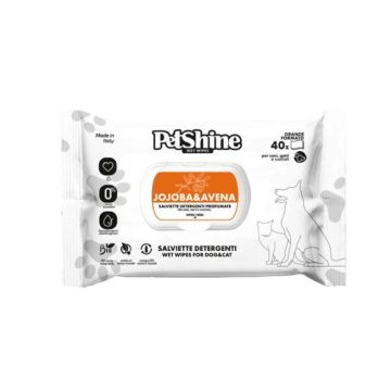 PetShine Vlažne Maramice Jojoba Avena 40 kom
