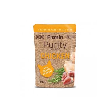Fitmin Cat Purity Piletina sa Srcima u Sosu 100g
