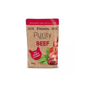 Fitmin Cat Purity Govedina sa Srcima u Sosu 100g