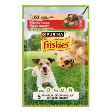 Friskies Dog Adult Govedina i Krompir u Sosu 85g