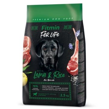 Fitmin Dog For Life Jagnjetina & Pirinač 2,5kg