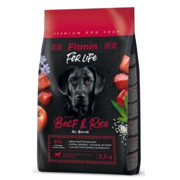 Fitmin Dog For Life Govedina & Pirinač 2,5kg