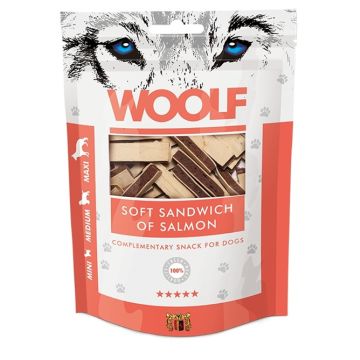 Woolf Soft Sendvič Losos 100g