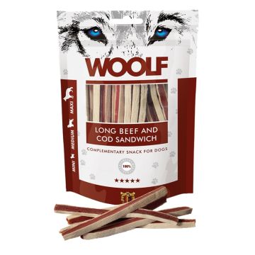 Woolf Govedina Sa Bakalarom Sendvič Long  100g