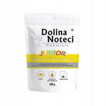 Dolina Noteci Premium Dog Junior Srednje i Velike Rase Pileći Želudac 300g