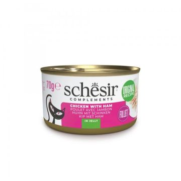 Schesir Cat  Piletina i Šunka u Želeu 70g