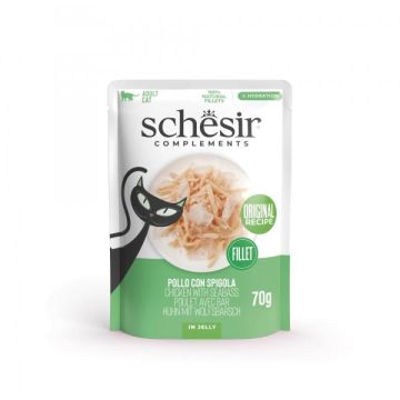 Schesir Cat Piletina i Brancin u Želeu 70g
