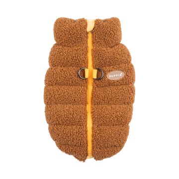 Puppia Cabin Flis Jakna sa Amom Braon XL 38x60x39cm