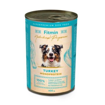 Fitmin Dog Nutritional Programme Konzerva Monoprotein Ćuretina 400g
