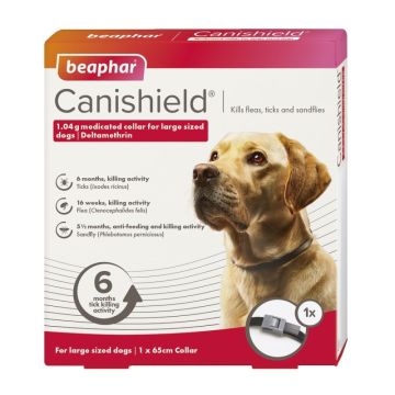 Beaphar Canishield Ogrlica Protiv Spoljnih Parazita za Velike Pse L 65cm
