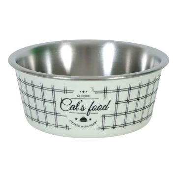 574371BEI Zolux Inox Činija za Hranu za Mačke Bež 400ml