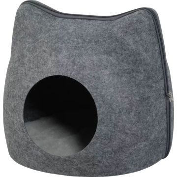 500110 Zolux Moon Kućica za Mačke Igloo Antracit Siva 41x38x36,5cm