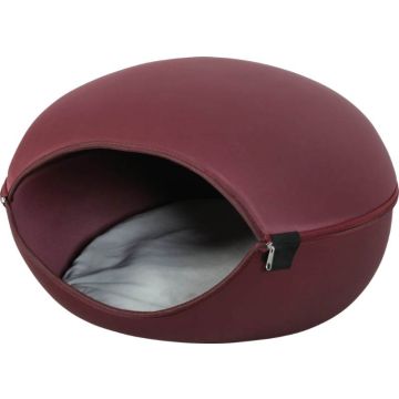 500107BDX Zolux Louna Kućica za Mačke Burgundi 48,5x47,5x31cm