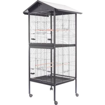 104212NOI Zolux Chic Duo Volijera sa Pregradom Crna 78x74,5x165cm