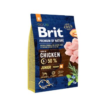 Brit Premium by Nature Dog Junior M 3kg