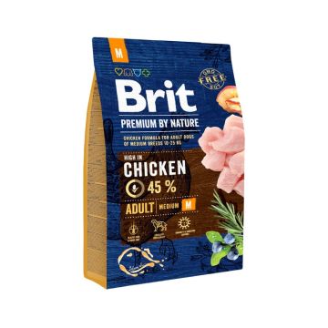 Brit Premium by Nature Dog Adult M 3kg