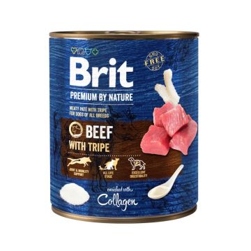 Brit Premium by Nature Dog Govedina Sa Škembićima Konzerva 800g