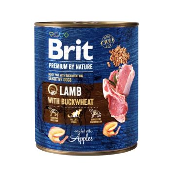 Brit Premium by Nature Dog Jagnjetina Sa Heljdom Konzerva 800g