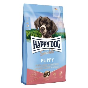 Happy Dog Sensible Puppy Piletina Losos Krompir 4kg