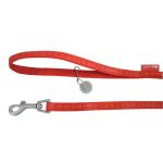 522 020RO Zolux Povodac Mac Kožni 20mm/1,2m Crveni